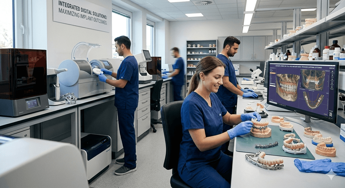 Dental Prosthetics Lab: How Digital Labs Improve Full-Arch and Implant Outcomes