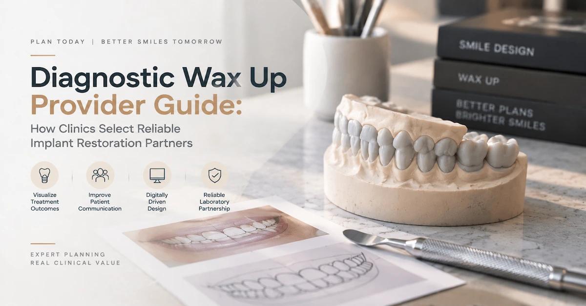 Diagnostic Wax Up Provider Guide: How Dental Clinics Select Reliable Smile Planning Partners