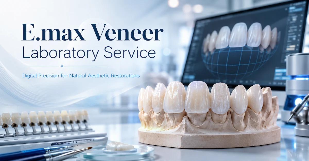 Emax Veneer Laboratory Service: Why Dental Clinics Choose Lithium Disilicate Veneers for Aesthetic Restorations